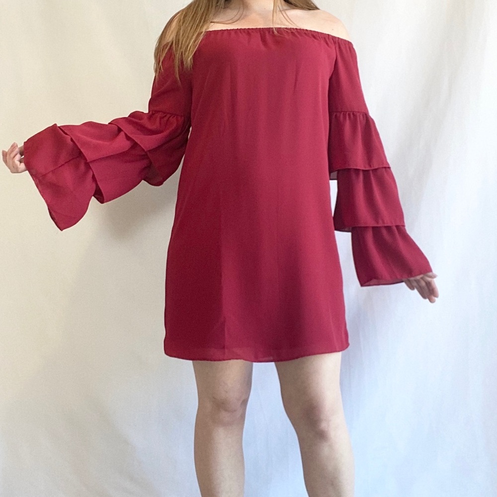 Three Eighty Two - Off Shoulder Dress.